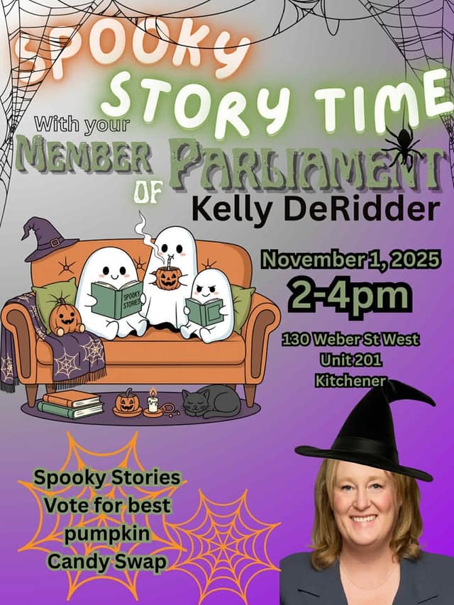 Come out for our very first spooky story time.