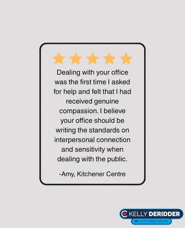 We’re grateful for the kind words we’ve received from our neighbours.