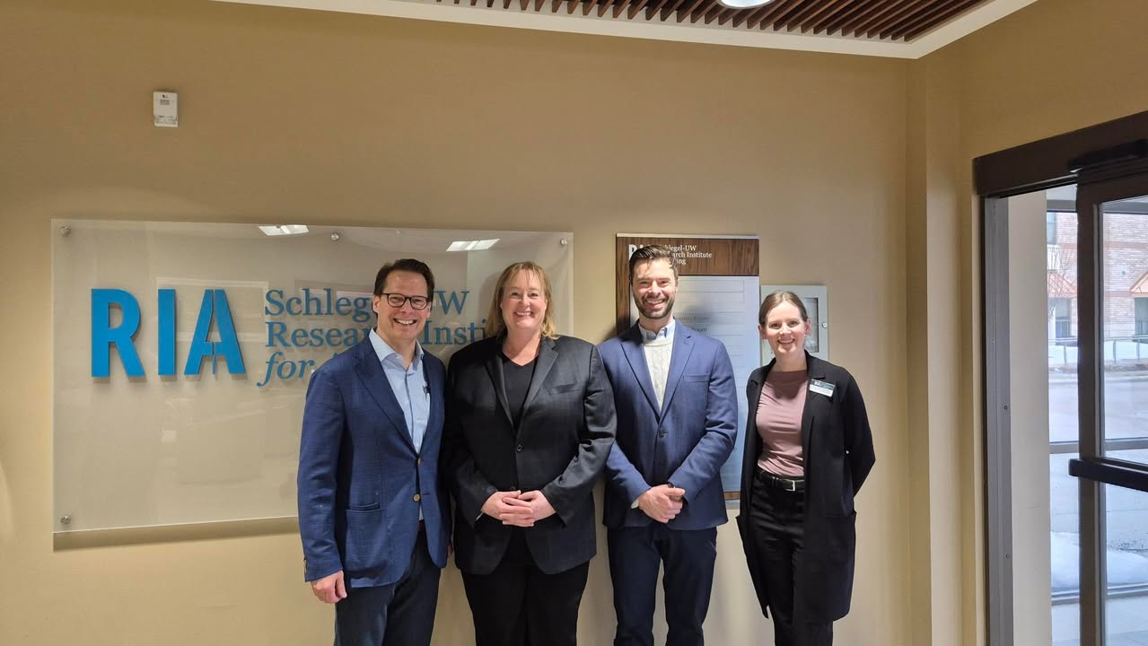 Great to visit the Schlegel-UW Research Institute for Aging and see firsthand how innovation is improving the way we support older adults.