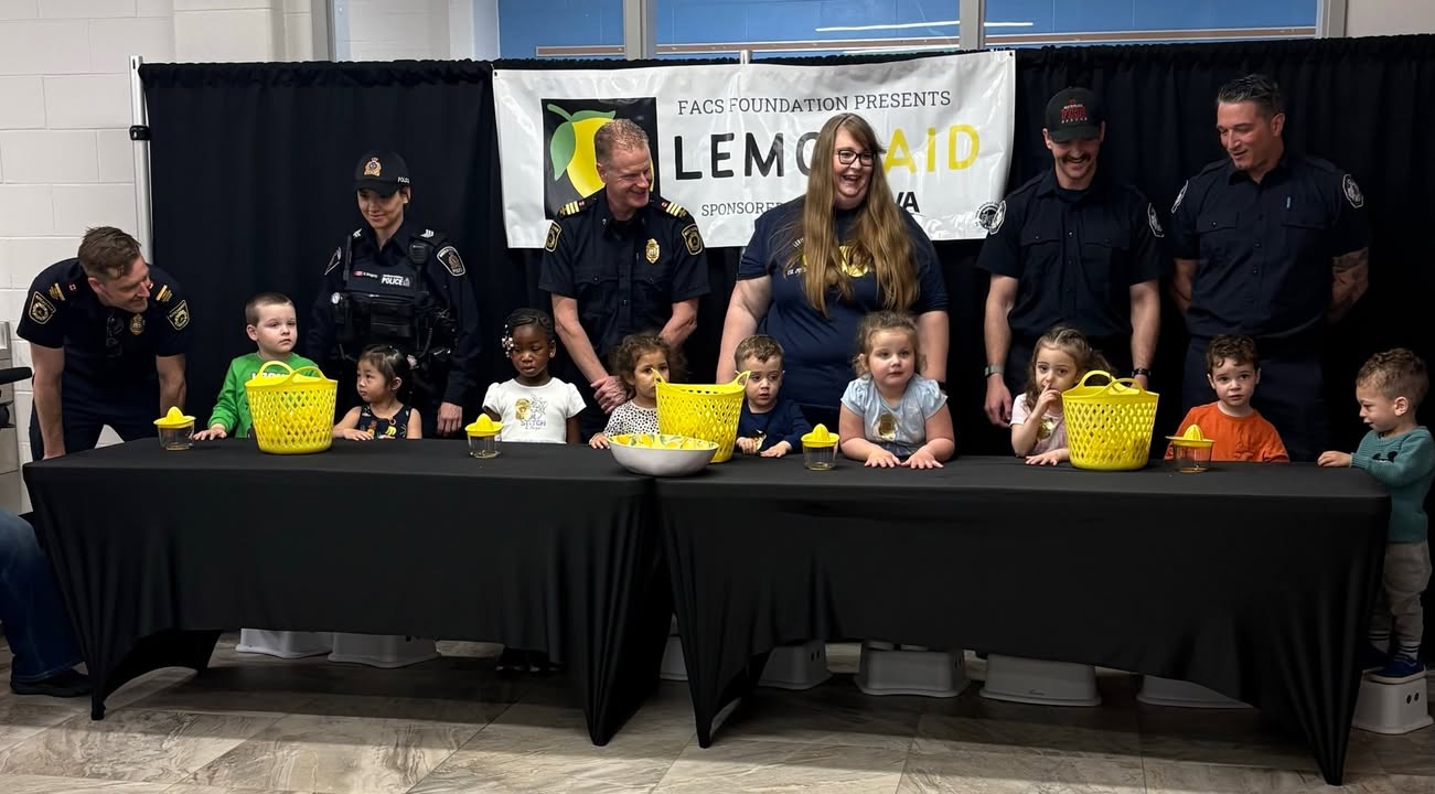 Out office stopped by the Lemon-Aid event kickoff in Kitchener!