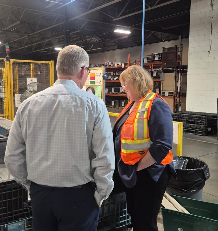 Great touring Kromet International and seeing firsthand the manufacturing expertise in the Waterloo Region.