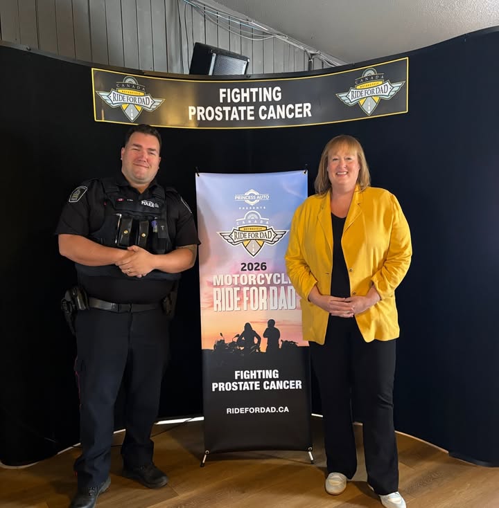 Great to join the kickoff for the Grand River Motorcycle Ride for Dad!