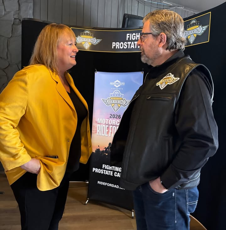 Great to join the kickoff for the Grand River Motorcycle Ride for Dad!