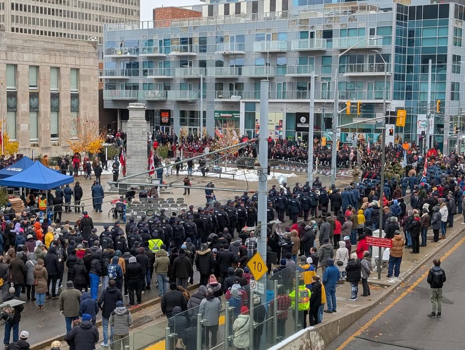 I am deeply honoured and humbled to have taken part in today’s Remembrance Day ceremonies.