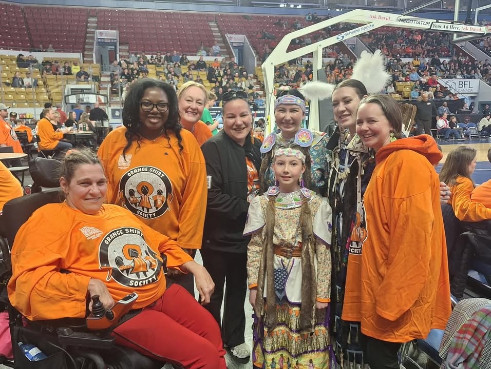 We gathered for a KW Titans Orange Shirt Game. Great basketball for a great cause.