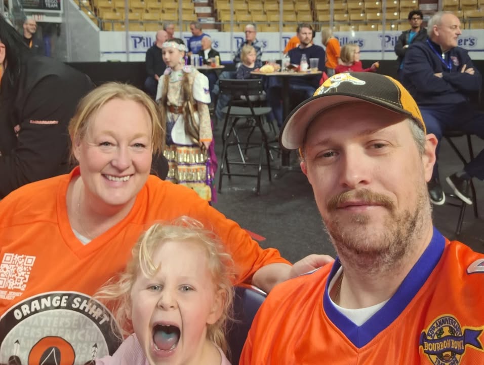 We gathered for a KW Titans Orange Shirt Game. Great basketball for a great cause.
