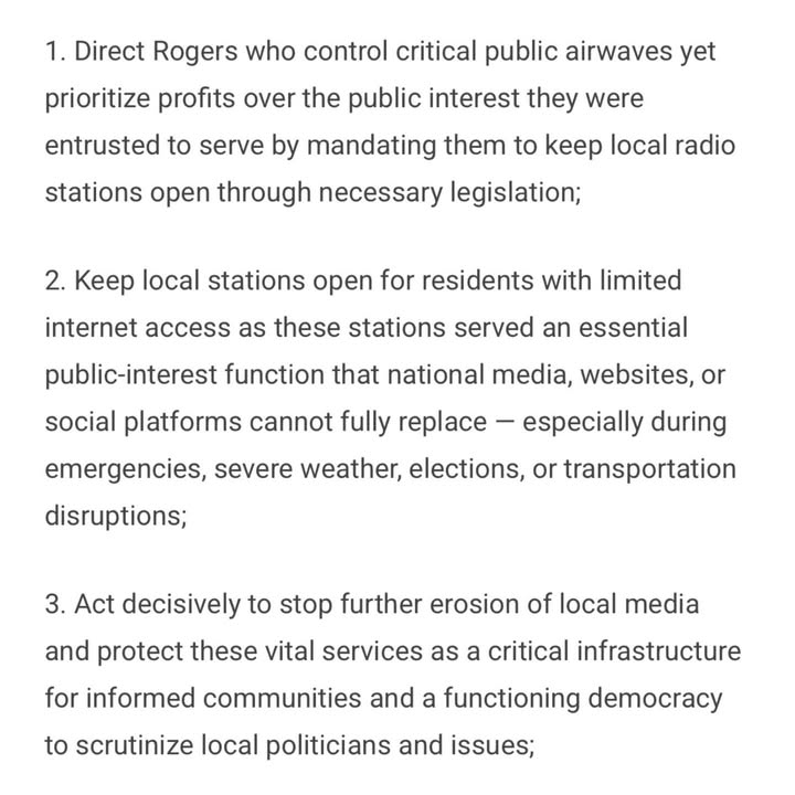 Local journalism makes for a healthy democracy. I'm proud to be the sponsor of this petition calling on the government to take action.