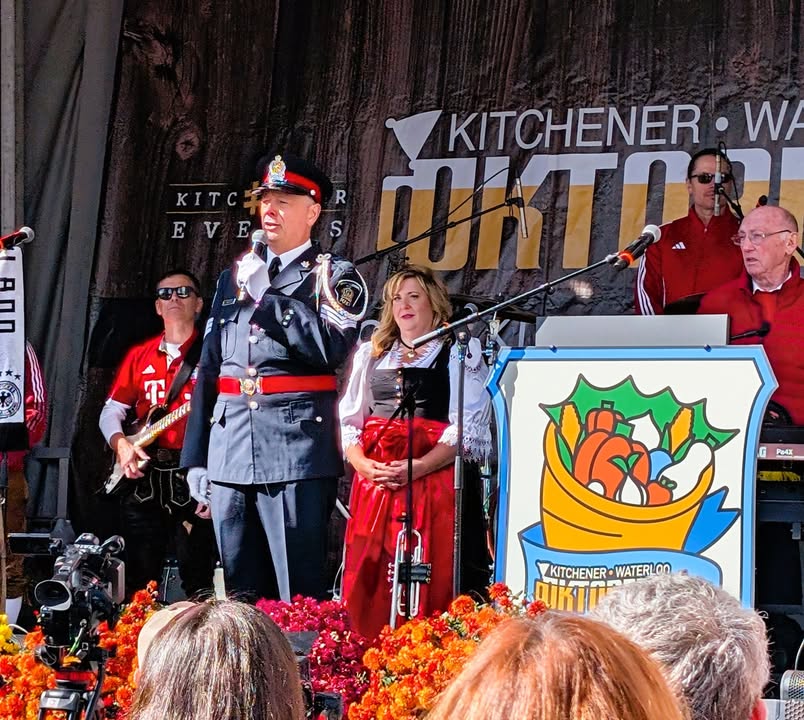 Had a blast on stage for the keg tapping at KW Oktoberfest 🍻 Kitchener throws one incredible party. Music, schnitzel, dancing, and pure joy.