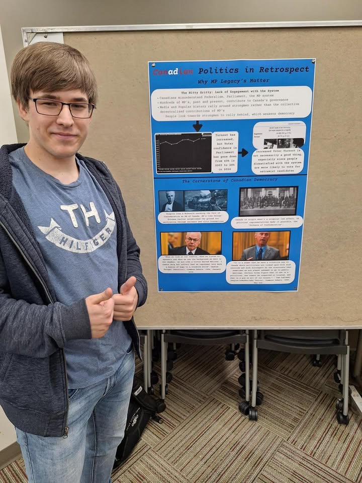 Great to be at the political science showcase at the University of Waterloo.