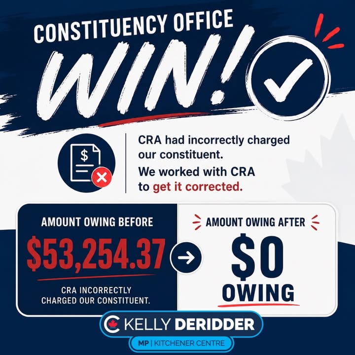 Another great outcome for a constituent in our community!