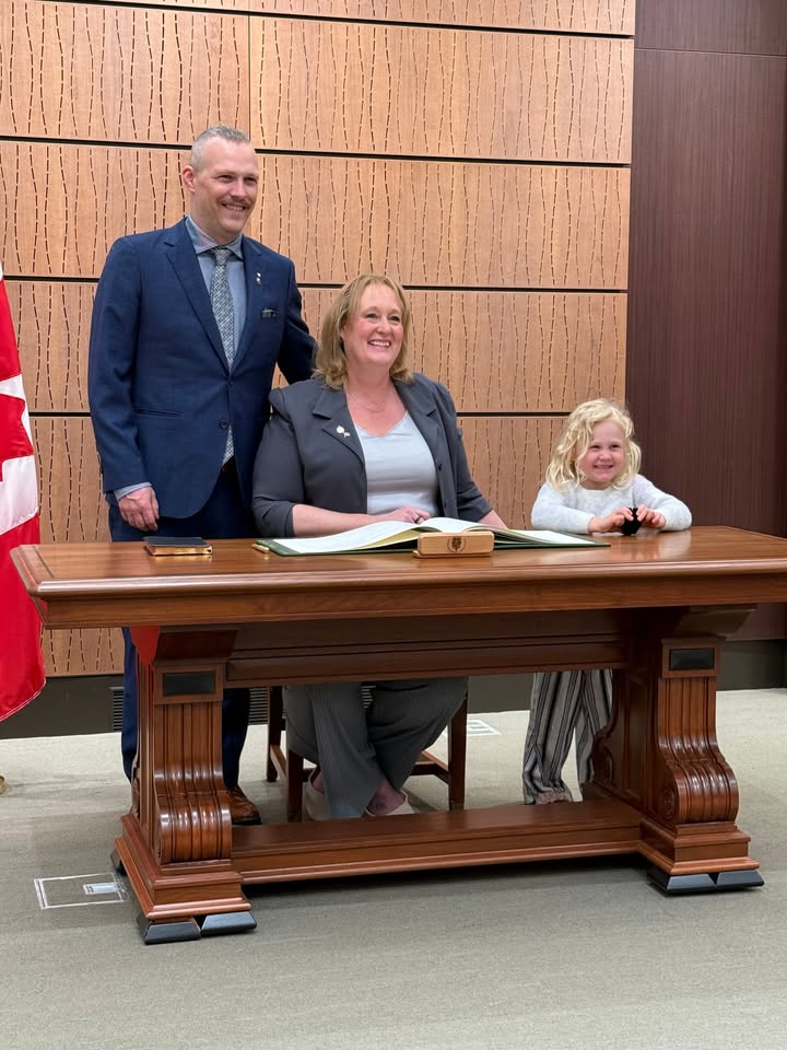 I am deeply honored to have been officially sworn in. Thank you, Kitchener Centre, for this incredible privilege of a lifetime.
