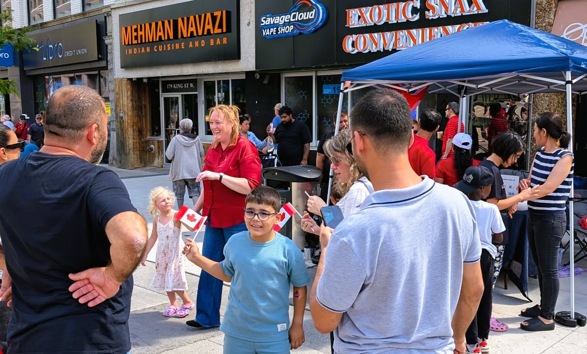 What a wonderful day spent celebrating with family, friends and all of you in #kitchenercentre. We are so very lucky to live in this wonderful country!