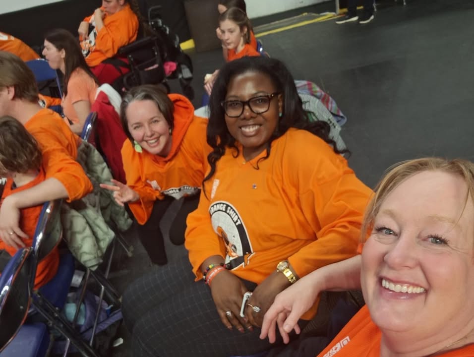 We gathered for a KW Titans Orange Shirt Game. Great basketball for a great cause.