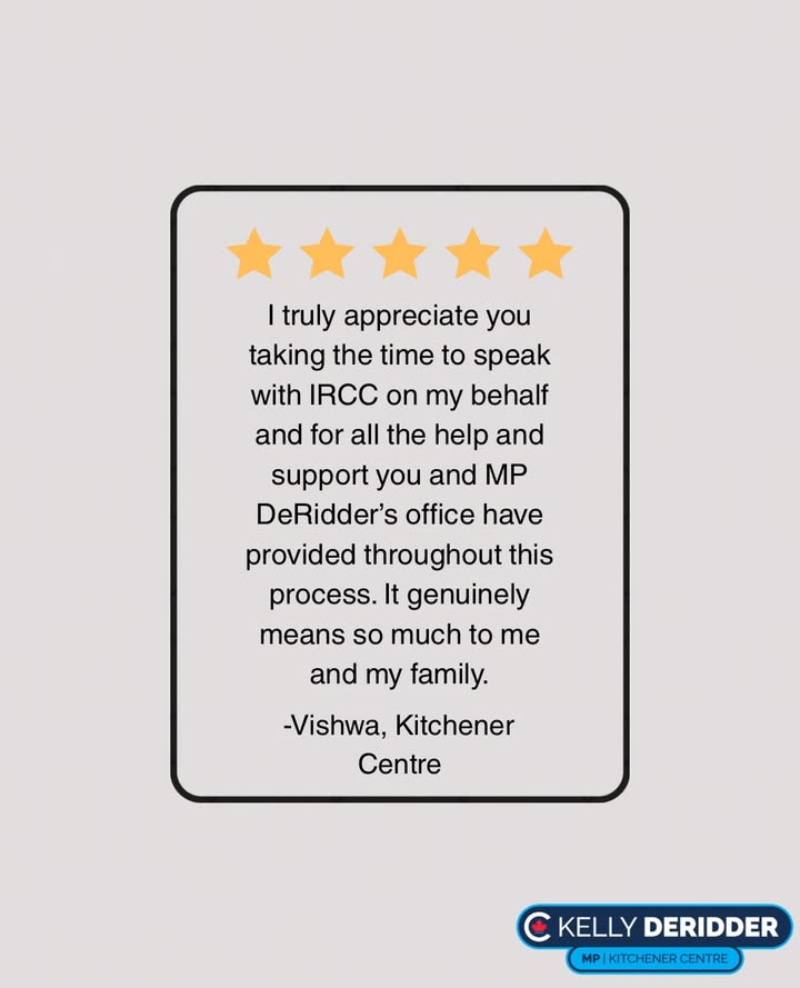 We’re grateful for the kind words we’ve received from our neighbours.
