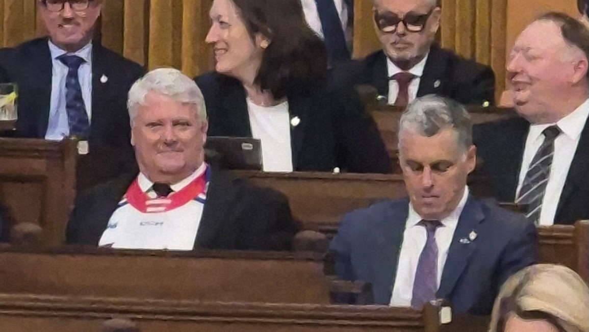 Last week, we threw down a friendly wager with MP Terry Sheehan ahead of the Rangers vs. Greyhounds game. A deal’s a deal… and today’s House attire proves it.