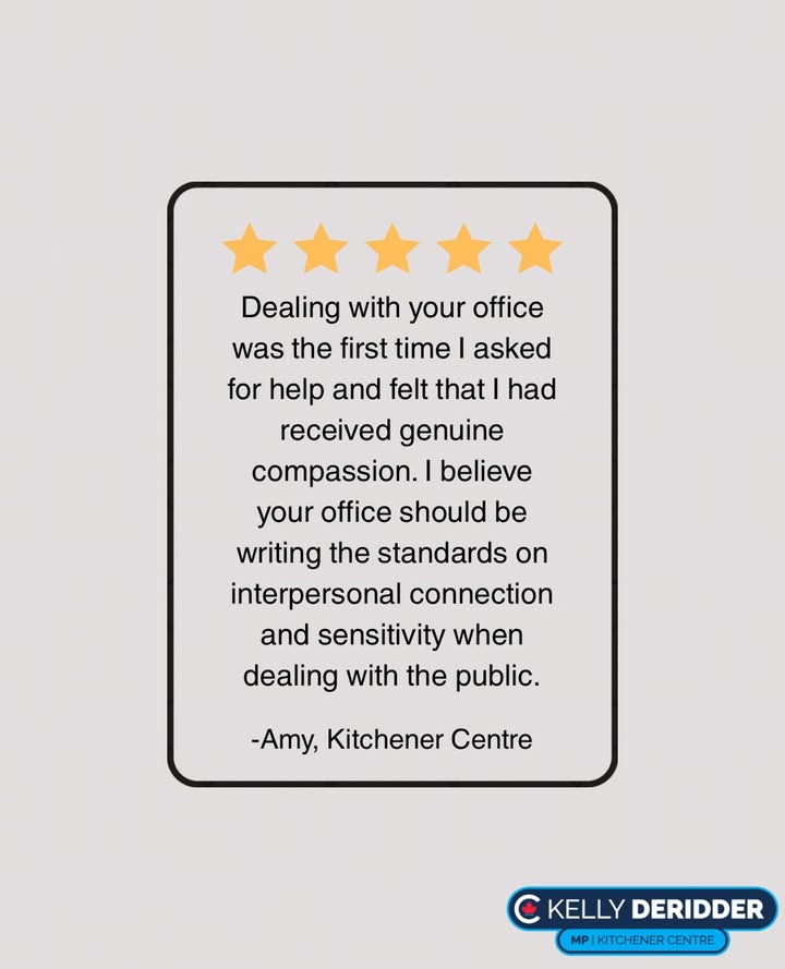 We’re grateful for the kind words we’ve received from our neighbours.