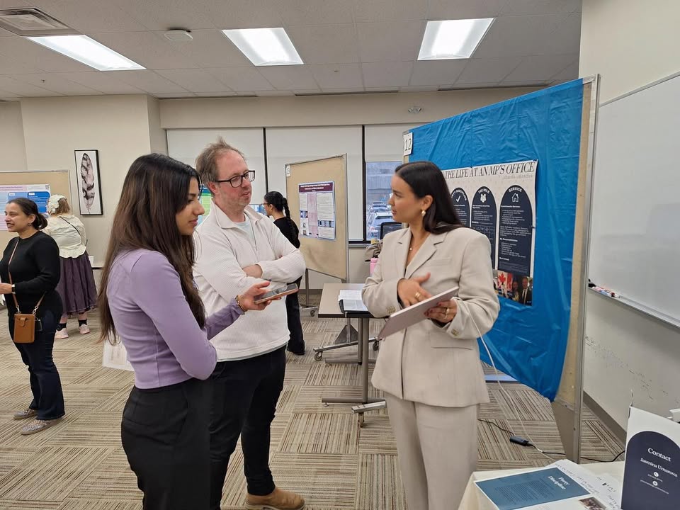 Great to be at the political science showcase at the University of Waterloo.