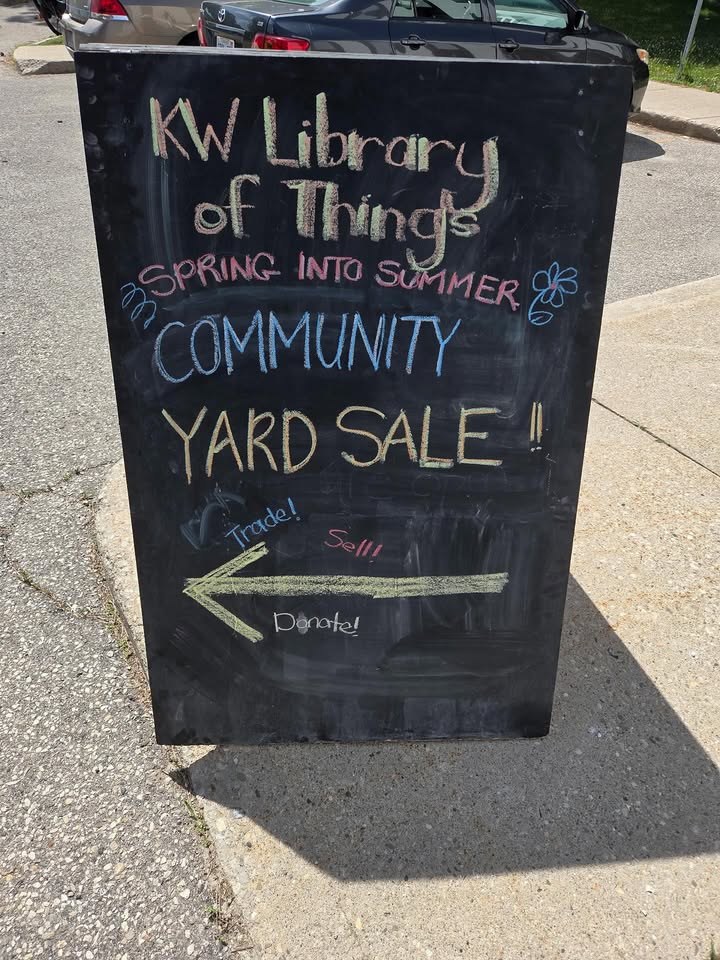Delighted to drop by the #kwlibraryofthings community yard sale on behalf of @eafwr!