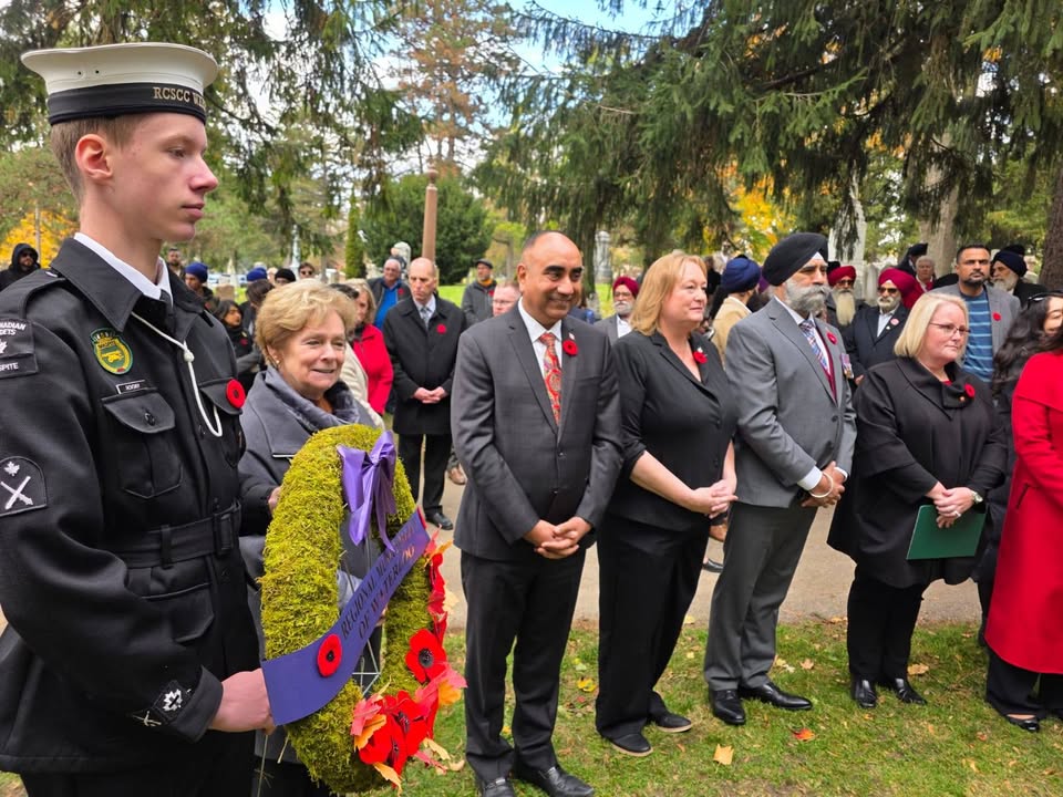 It was an incredible honour to attend the Sikh Remembrance Day ceremony in Kitchener.