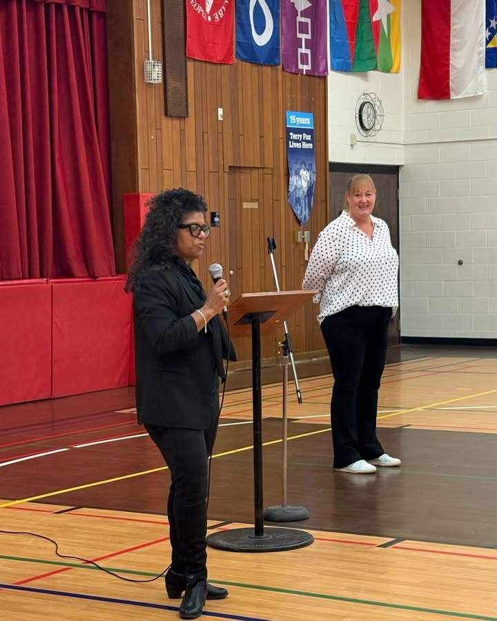 Had the opportunity to tour @sunnysideps and chat with students! We couldn’t take photos of them, but the grade 8 students asked amazing questions.