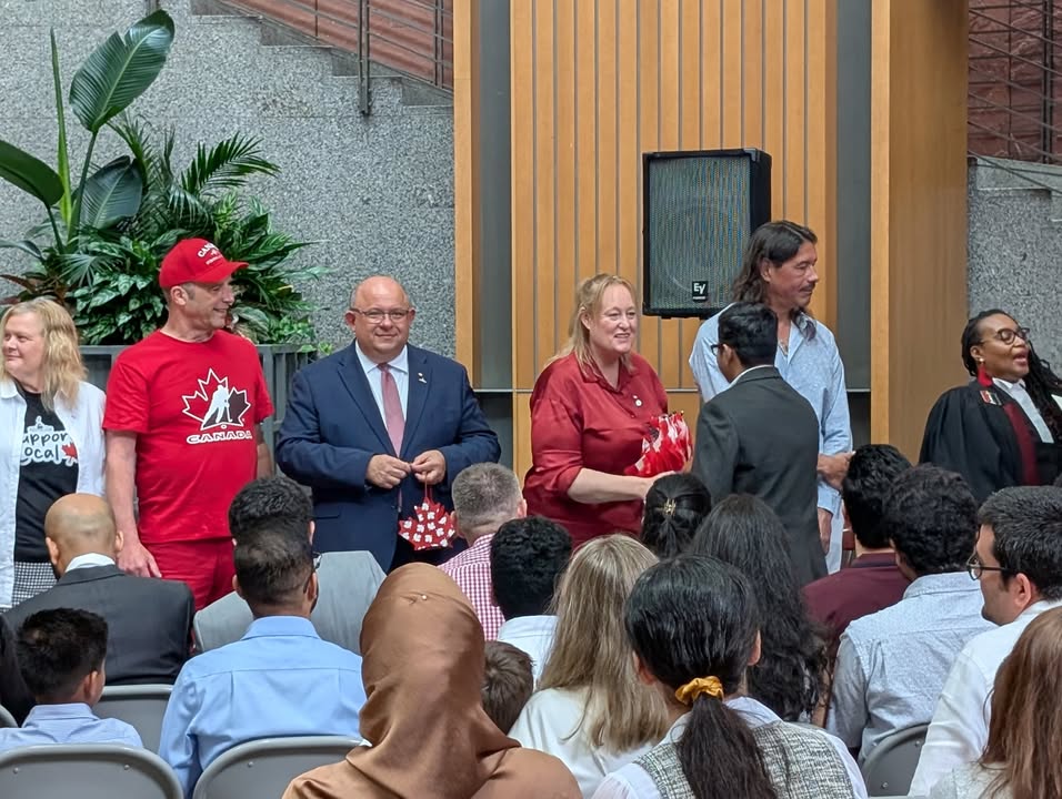 On Canada Day, right here in Kitchener Centre, we welcomed 45 new citizens into our Canadian family.