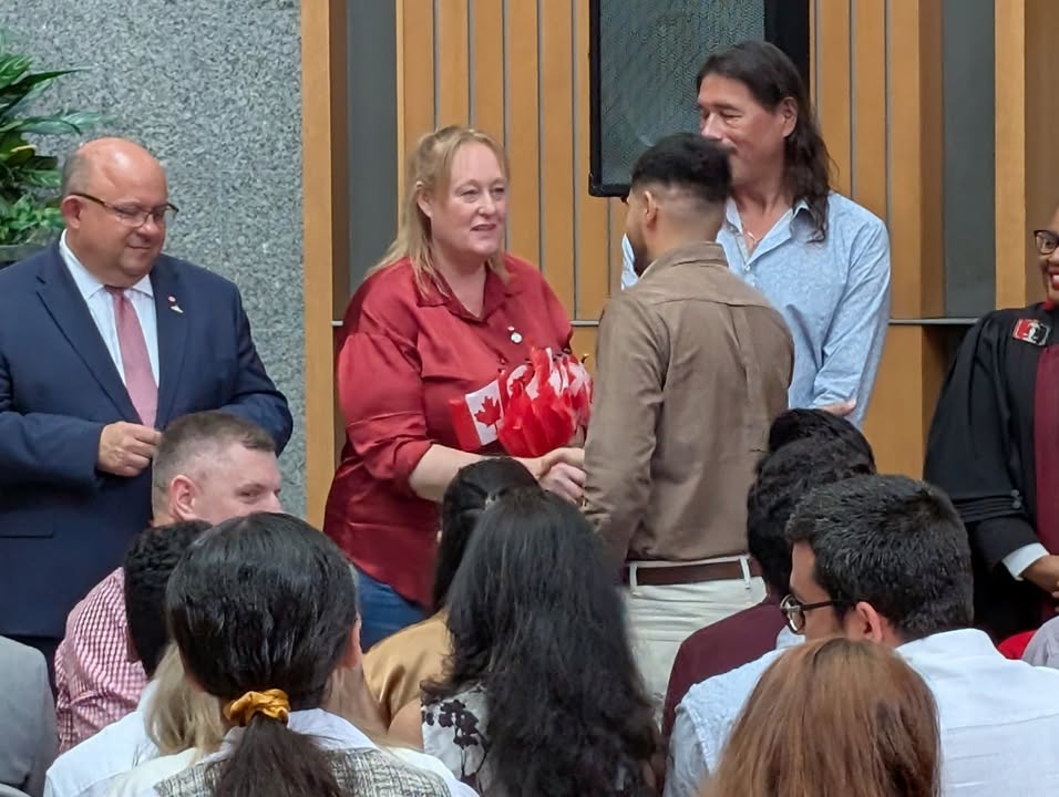On Canada Day, right here in Kitchener Centre, we welcomed 45 new citizens into our Canadian family.