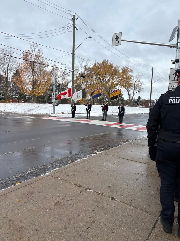 So proud that Kitchener now has its own Veterans Crosswalk, a powerful symbol of respect and remembrance.