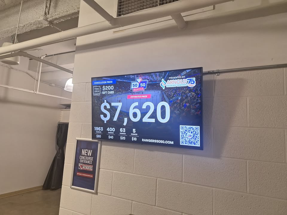 Let's go Rangers!!! Always a blast when we play London. Don't forget to get your 50/50 https://rangers5050.com/